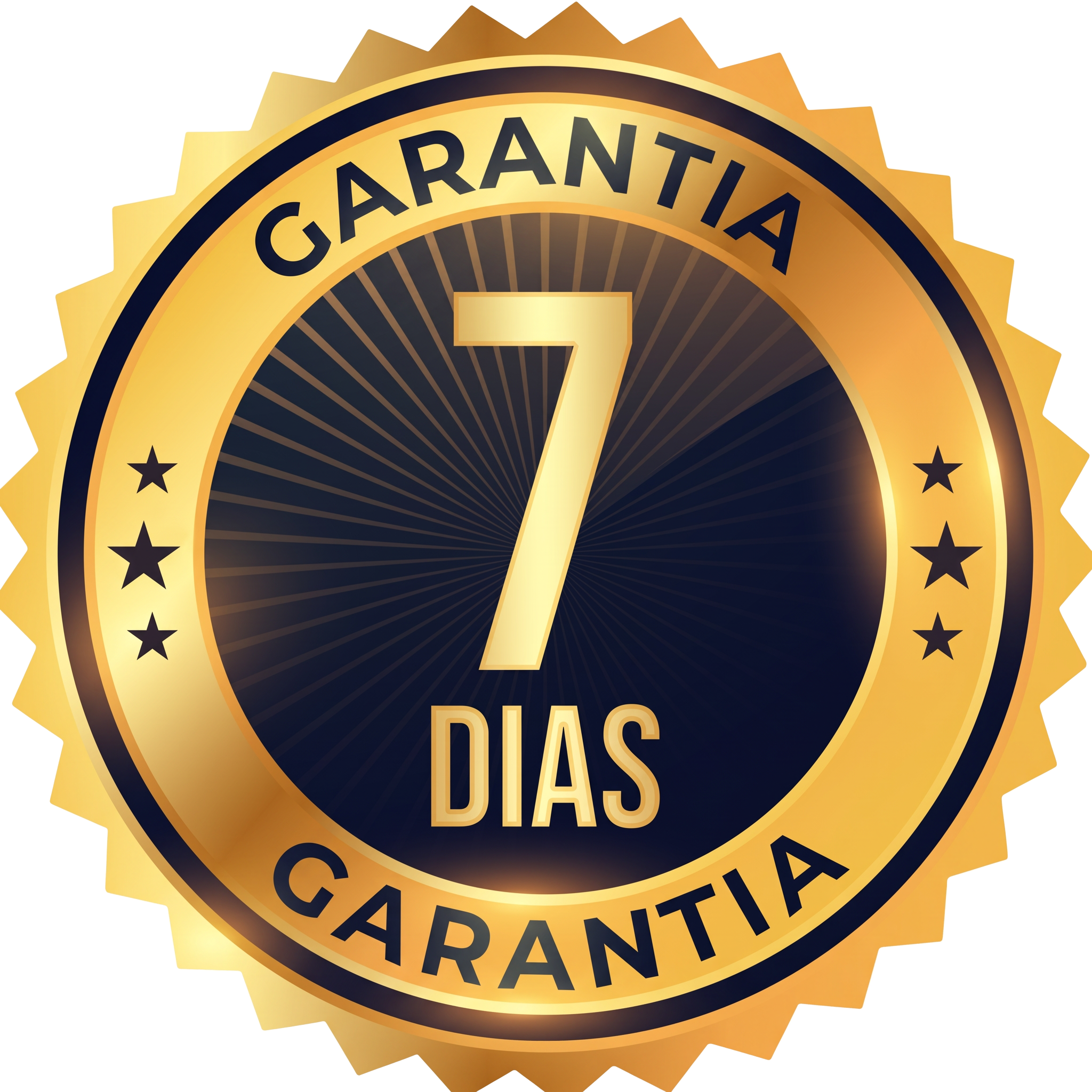Selo de garantia de 7 dias